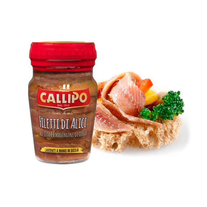 Filetti di Alici Callipo 75 g – Olio Extravergine di Oliva