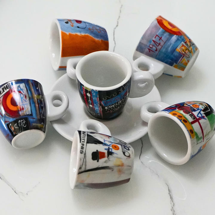 Tazzine da caffè Guglielmo art design 6pz