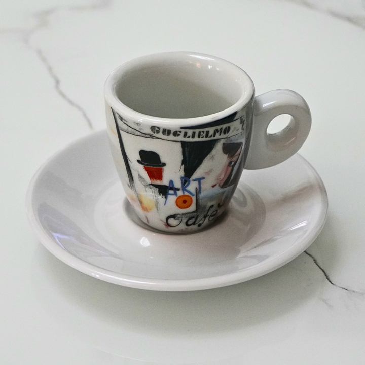 Tazzine da caffè Guglielmo art design 6pz